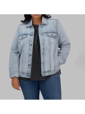 Lucky Brand-Tomboy Trucker denim jacket-Size 1X-NWT